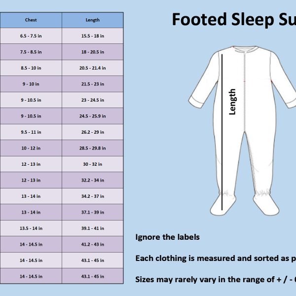 Footed slp suits