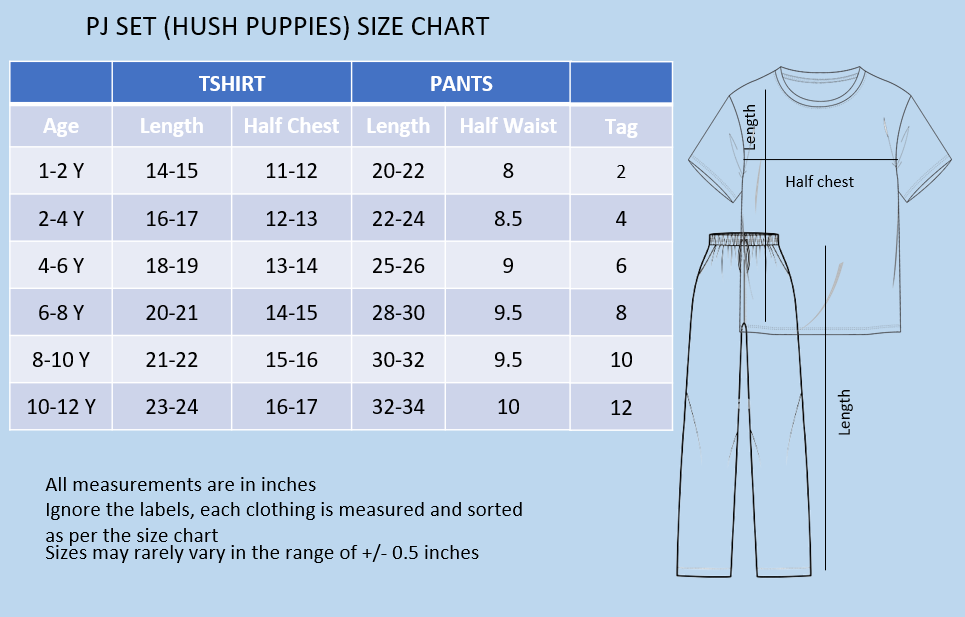 Hush Puppies Size Chart