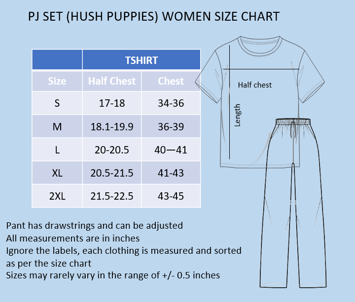 Hush Puppies Women Size Chart